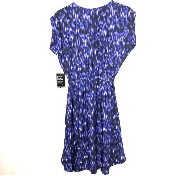 Express High-low print dress. NWT. - Picture 4 of 5